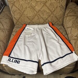 Vintagr‎ University Illinois Fighting Illini Basketball Shorts 36 Powers